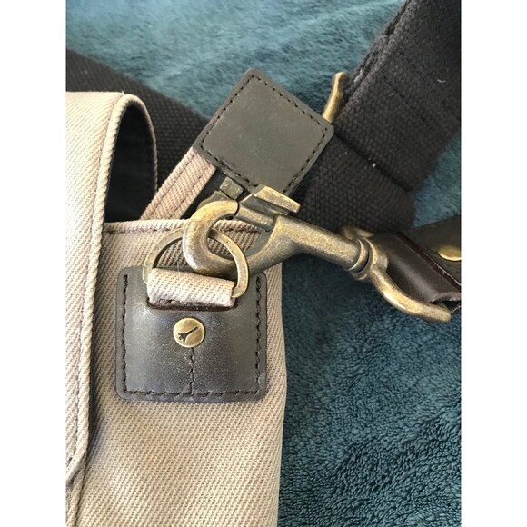 Jack Spade Work Twill Swiss Brief case man bag with Flap in Grey - Picture 12 of 12